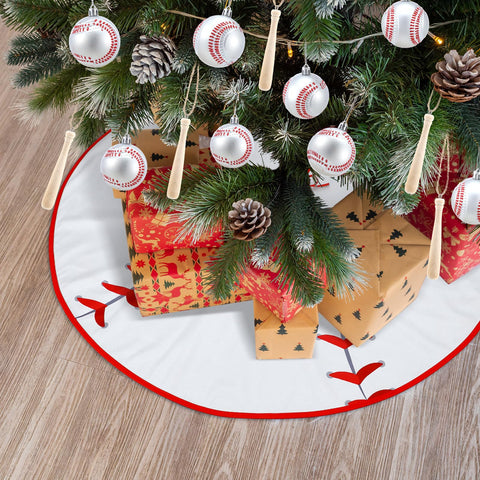 Syhood closeup of plastic baseball ornaments highlights durable 3D detail and color