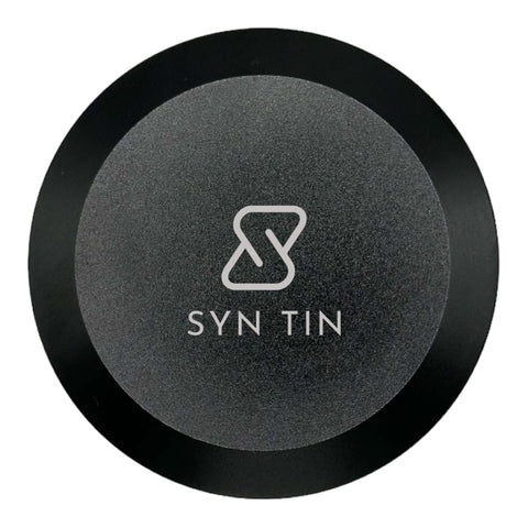 Syn Tin in pocket beside keys showing scale benefit: pocket-ready EDC