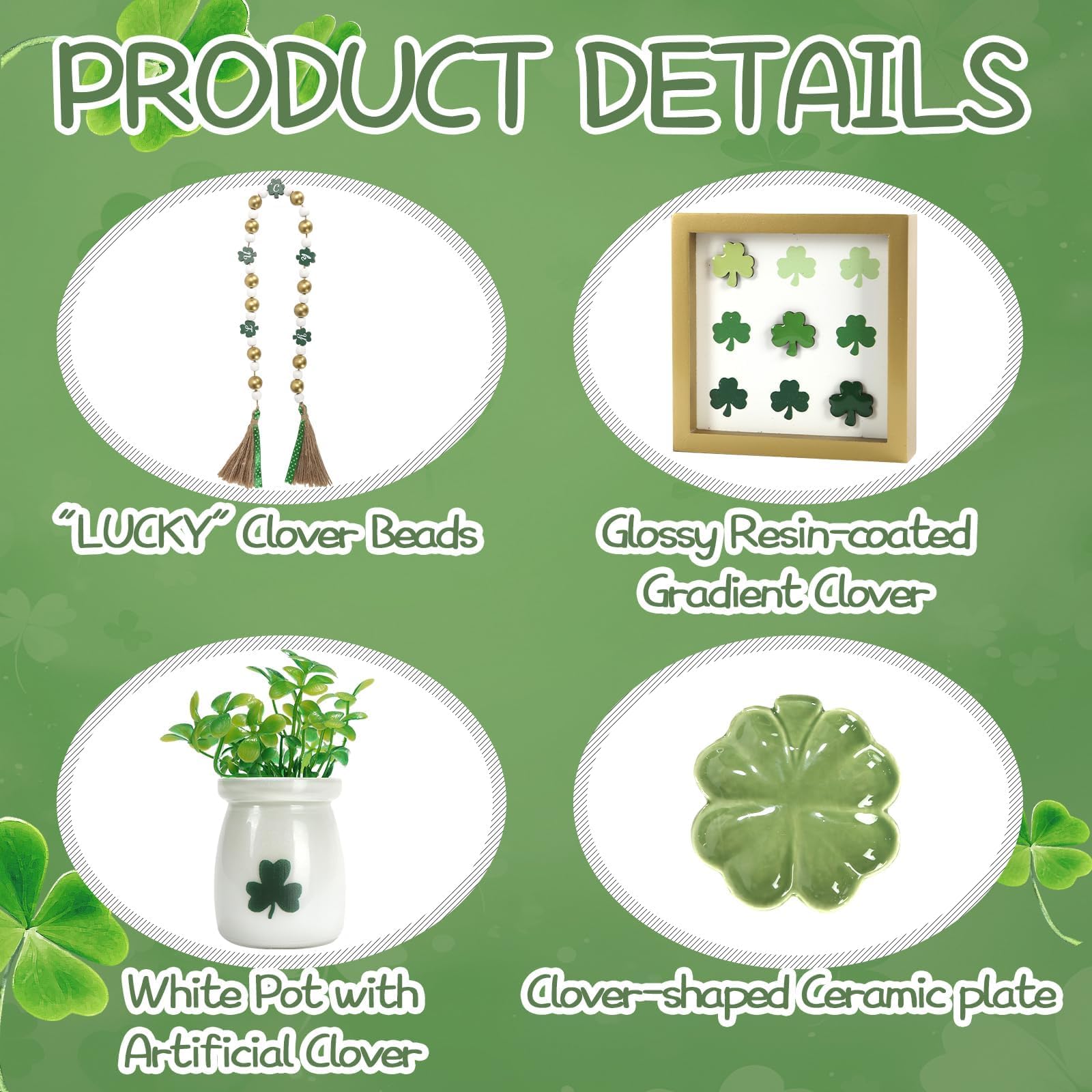 SYNCVIBE ceramic shamrock dish showing glossy finish and refined contrast benefit