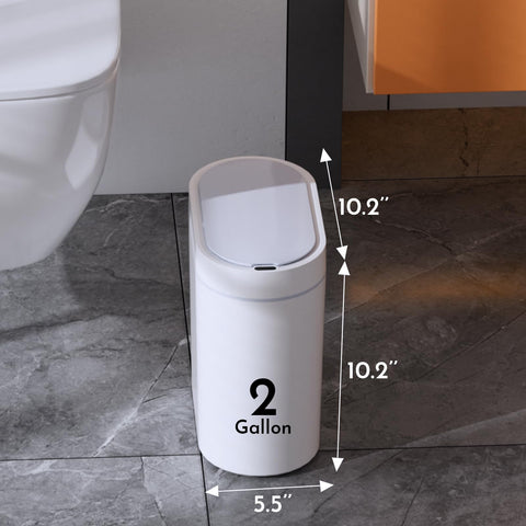 SYNCVIBE close-up of motion sensor and lid for hands-free convenience