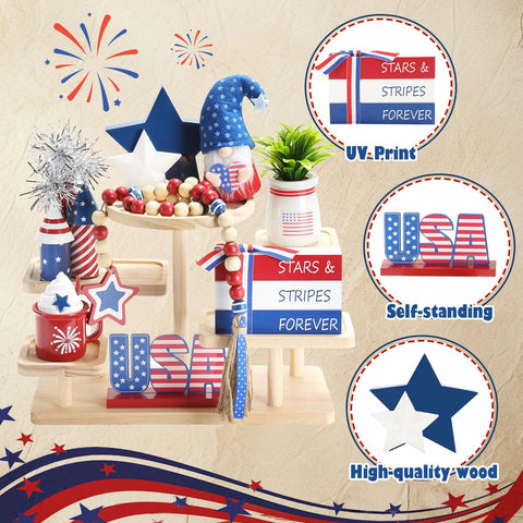 SYNCVIBE detailed USA lettering and star graphics highlighting crisp, vibrant printing