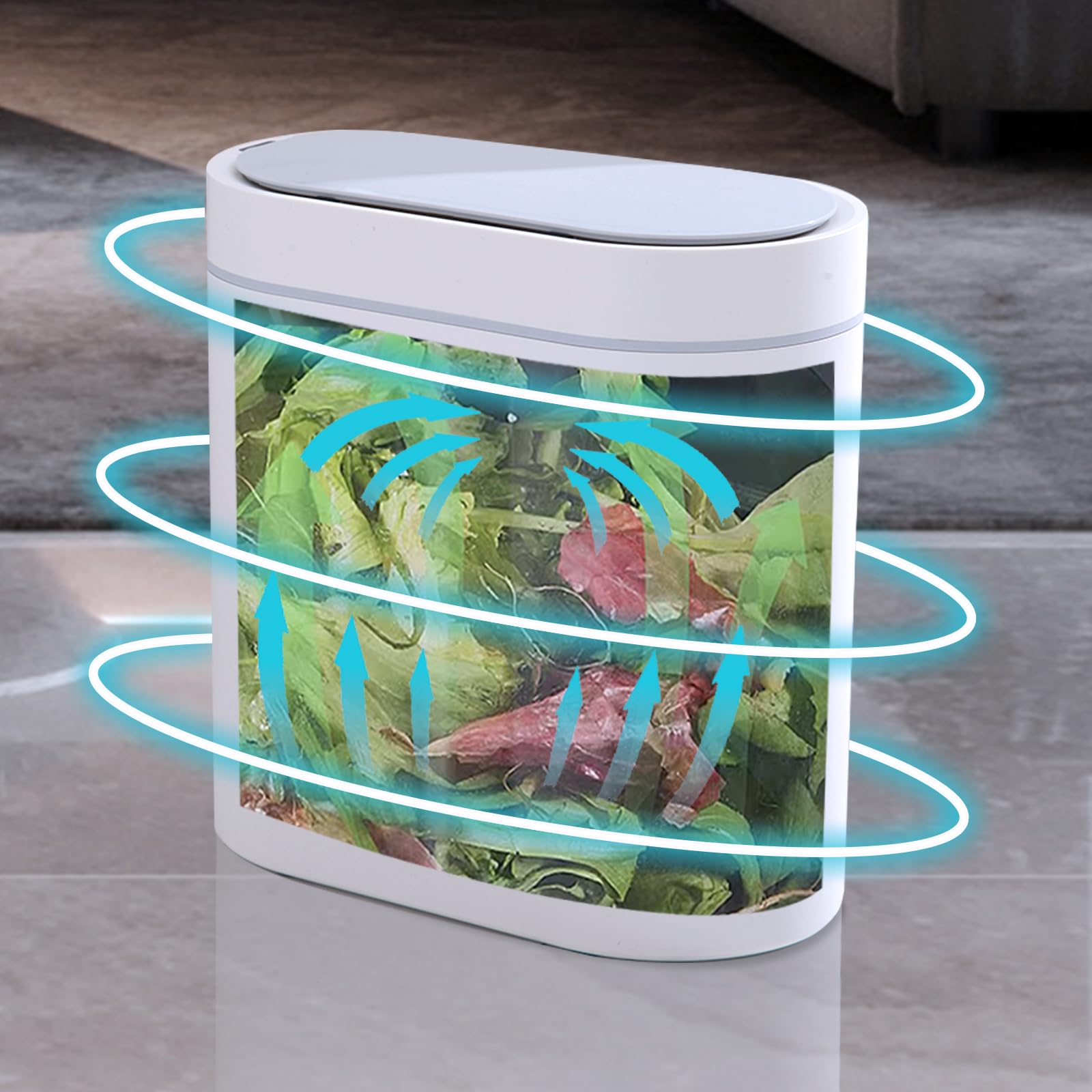 SYNCVIBE placed next to toilet showing scale and discreet placement