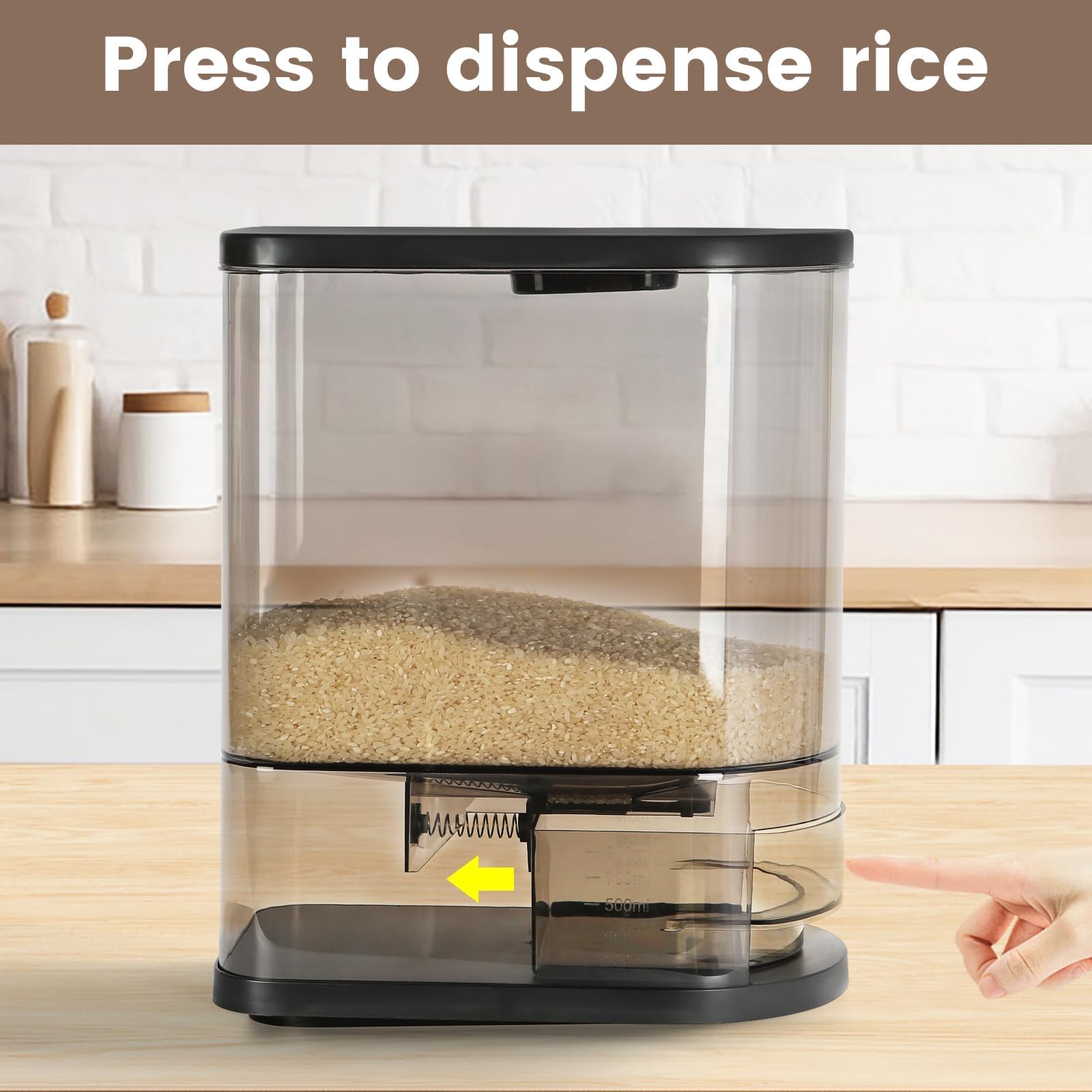 SYNCVIBE on countertop in kitchen for neat pantry organization