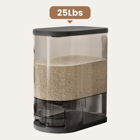 SYNCVIBE PET transparency showing visible remaining rice levels