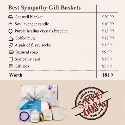 Synhonty basket beside a hand for size scale illustrating gift-ready presentation and convenience