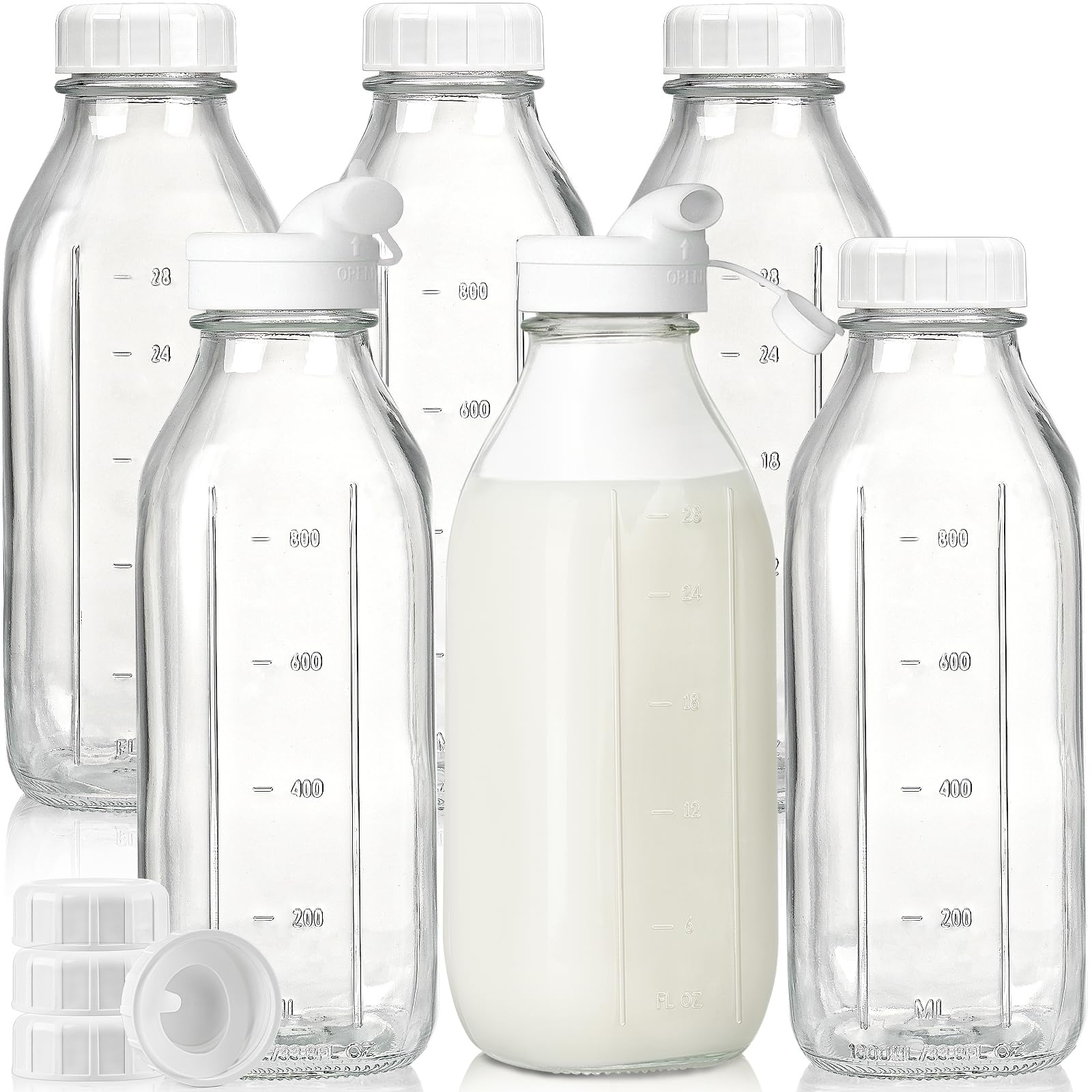 Syntic six-pack front view showing bottles and lids, benefits organized storage