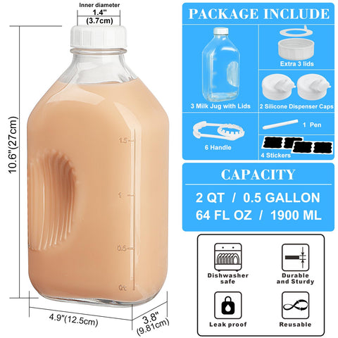 Syntic pour spout pouring milk cleanly to prevent spills benefit