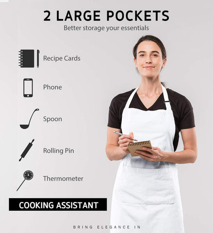 Syntus double front pockets close-up holding tools for accessible storage
