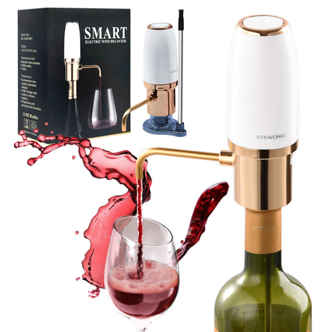 SYNWONG front view showcasing sleek aerator design and easy operation benefit