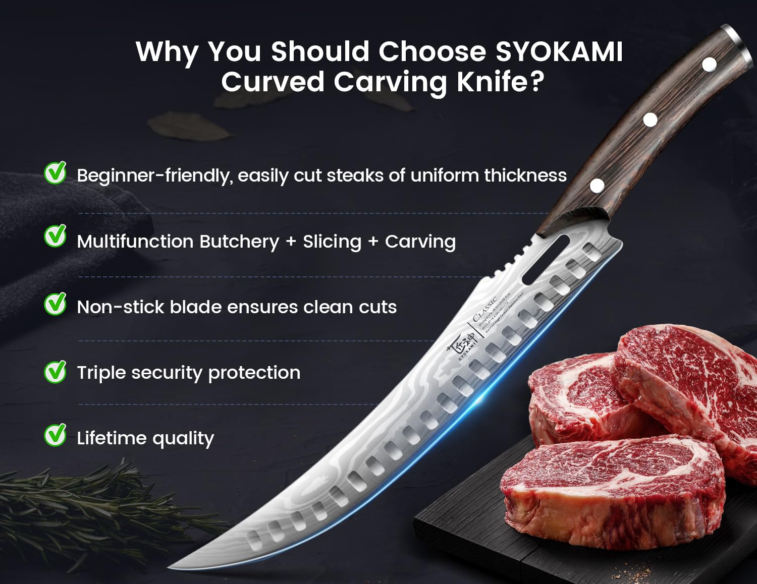 SYOKAMI gift packaging presented as premium boxed knife for gifting