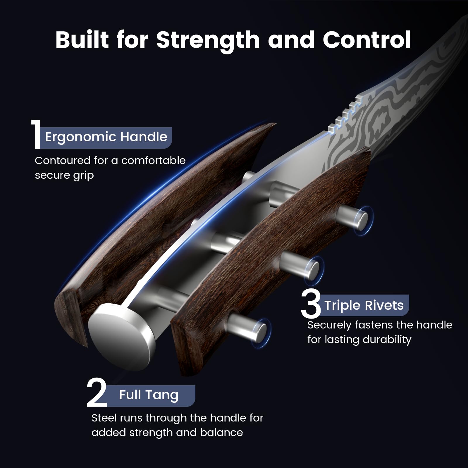 SYOKAMI raised blade profile demonstrating 0.43-inch suspension cleanliness benefit
