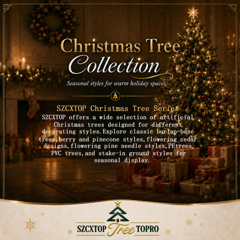 SZCXTOP tree next to common objects showing compact 3ft scale convenience