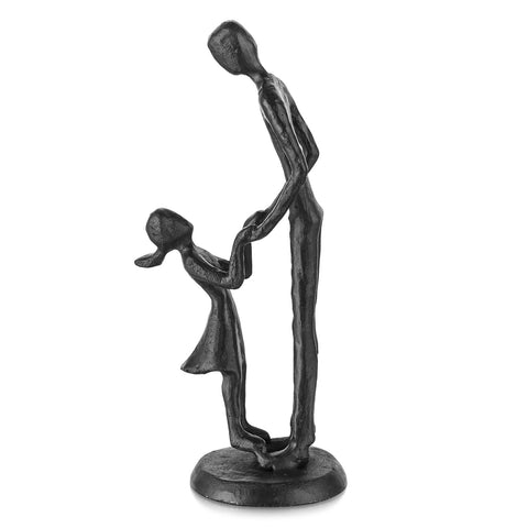 Sziqiqi front view showing father and daughter figures, evokes lasting warmth