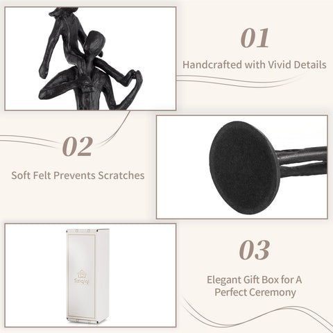Sziqiqi felt base under sculpture protecting furniture and preventing scratches