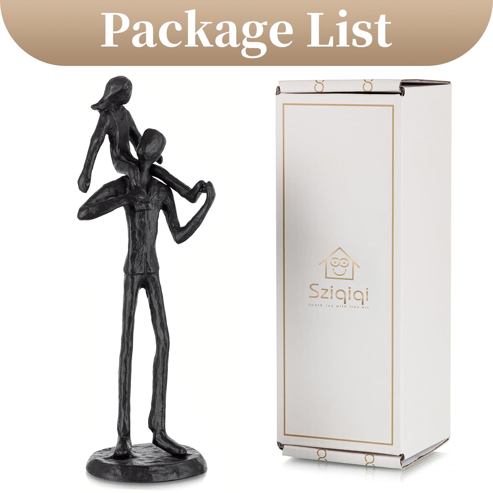 Sziqiqi figurine styled with gift wrap demonstrating presentable packaging appeal