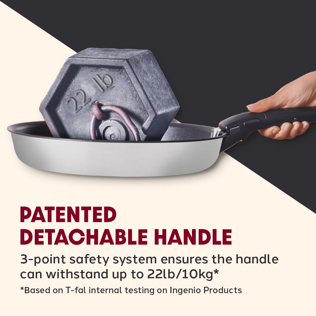 T-fal set beside common RV items showing compact size for mobile kitchens