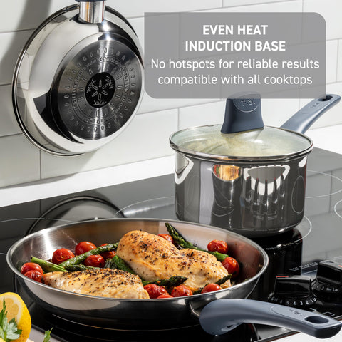 T-fal interior shot with measuring marks benefit: quick accurate portioning