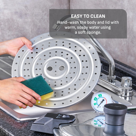 T-Fal jar removal using tools and racks illustrating safe, ergonomic handling