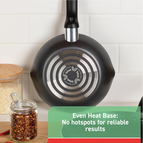 T-Fal secure ergonomic handle delivering comfortable, stable grip