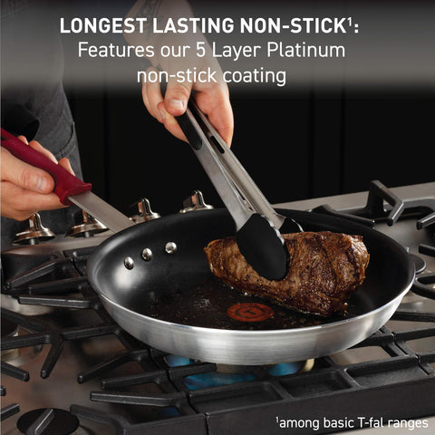 T-Fal VX3 nonstick surface close detail for easy food release