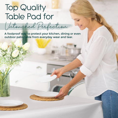 tablecloths by design close-up of vinyl texture, waterproof surface for easy cleaning
