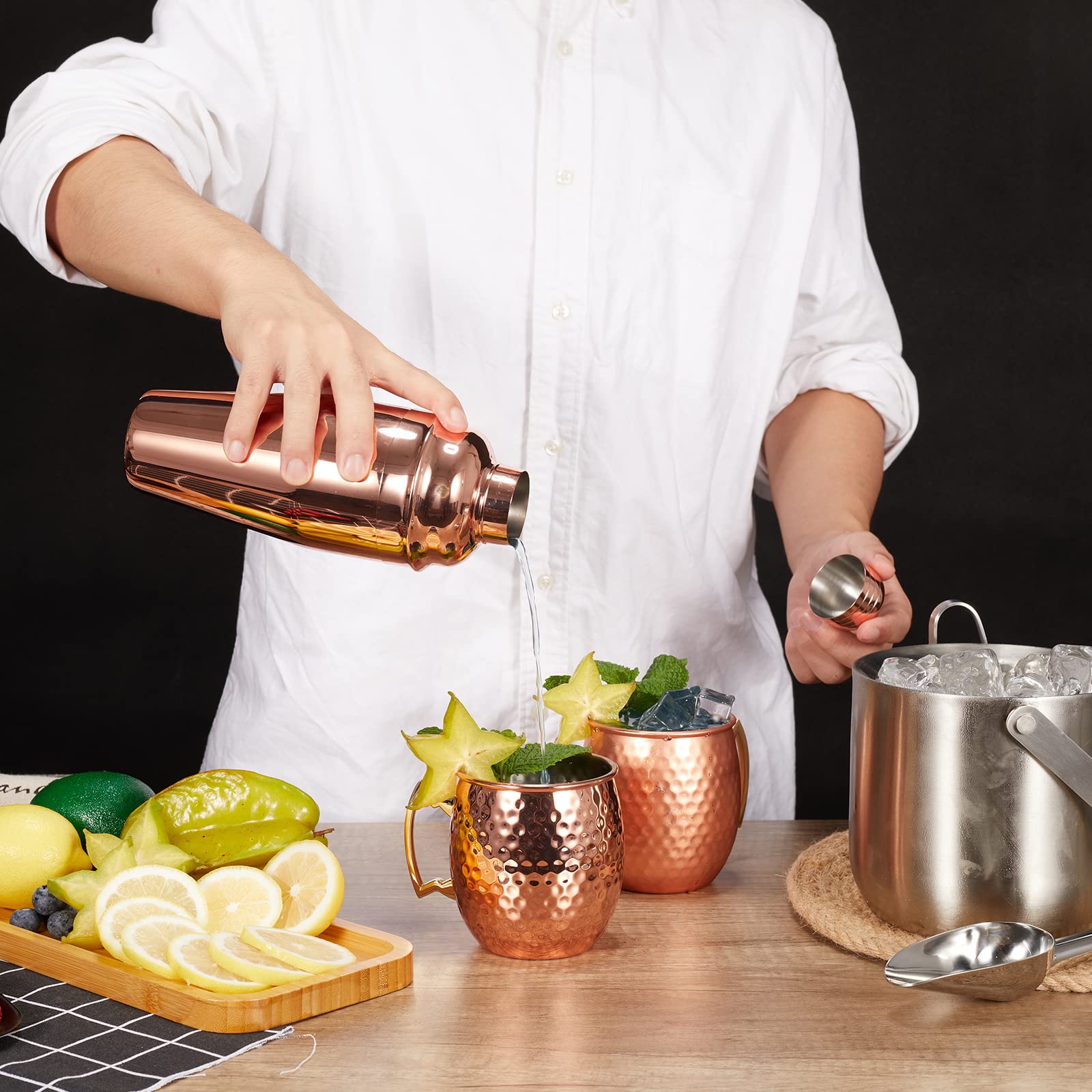 TABLEWARE MELODY mugs in use served with cocktails for lively presentation