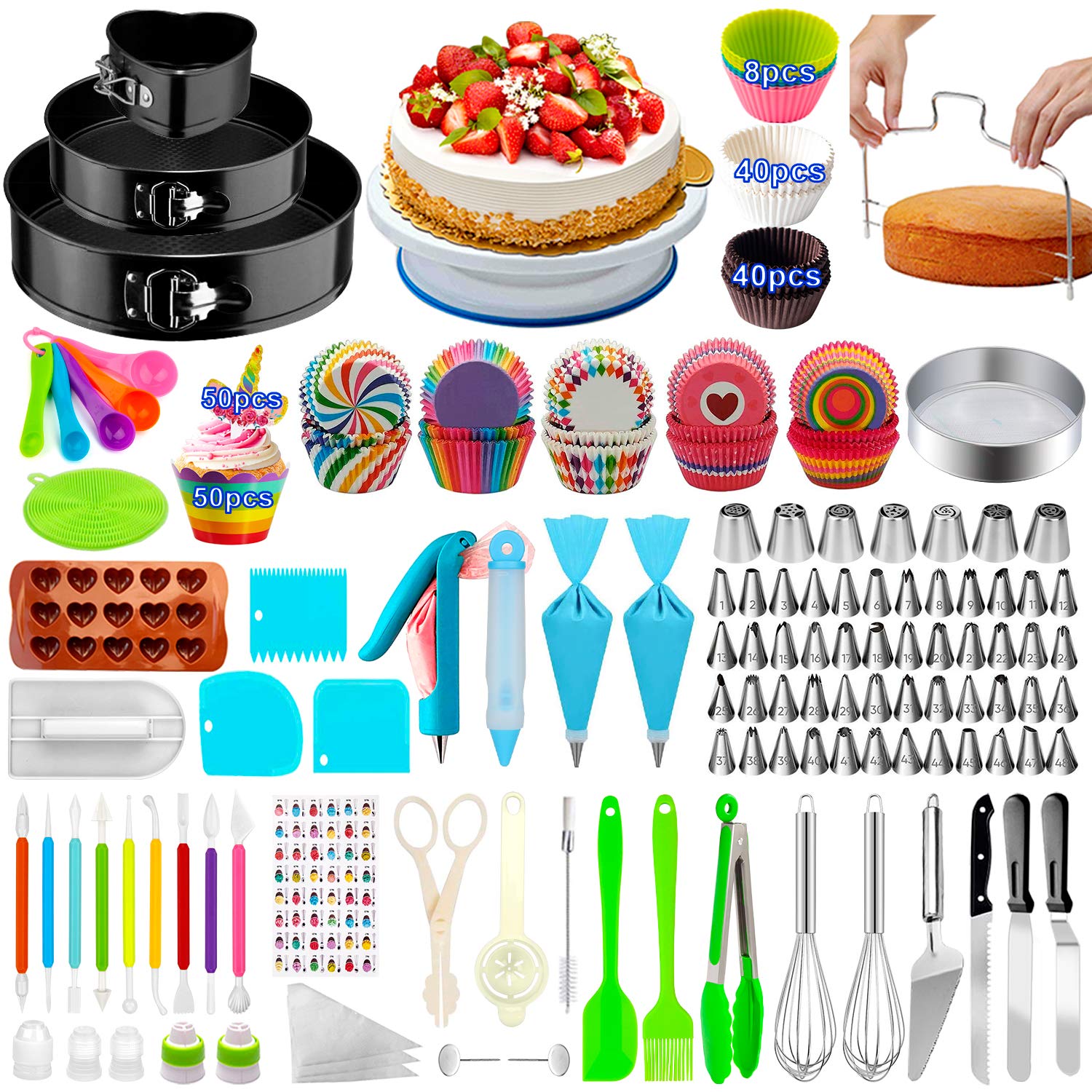 Taiker full kit layout showing all tools for quick baking setup