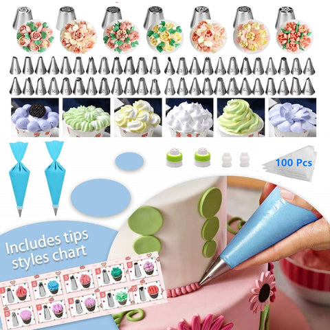 Taiker numbered icing tips and Russian tips offering diverse patterns