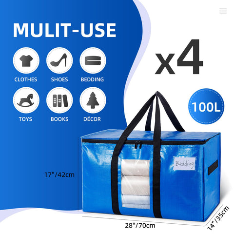 TAILI stacked bags in closet showing space-saving storage and neat organization