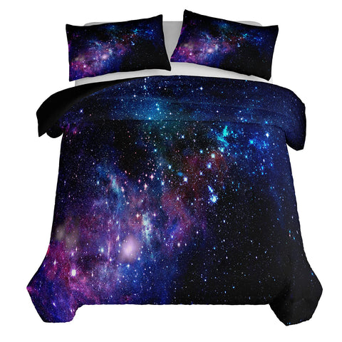 Tailor Shop close-up of starry sky print highlighting vivid colors