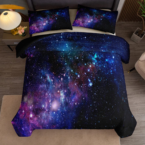 Tailor Shop comforter spread on twin bed creating playful bedroom vibe