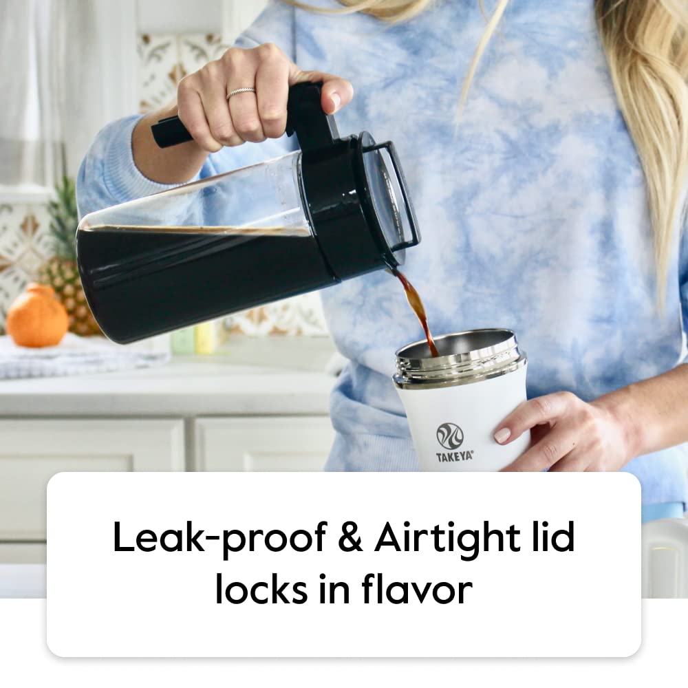 Takeya silicone handle detail highlighting comfortable non-slip pouring