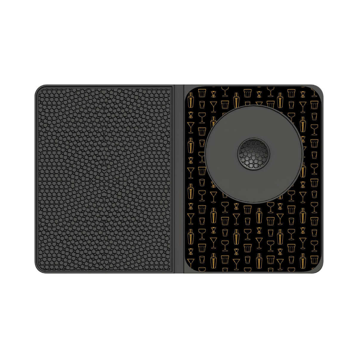 Talisman Designs front folded view showing compact storage and space-saving benefit