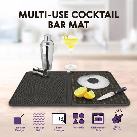 Talisman Designs rimmer tray in use coating a glass rim providing consistent garnish benefit