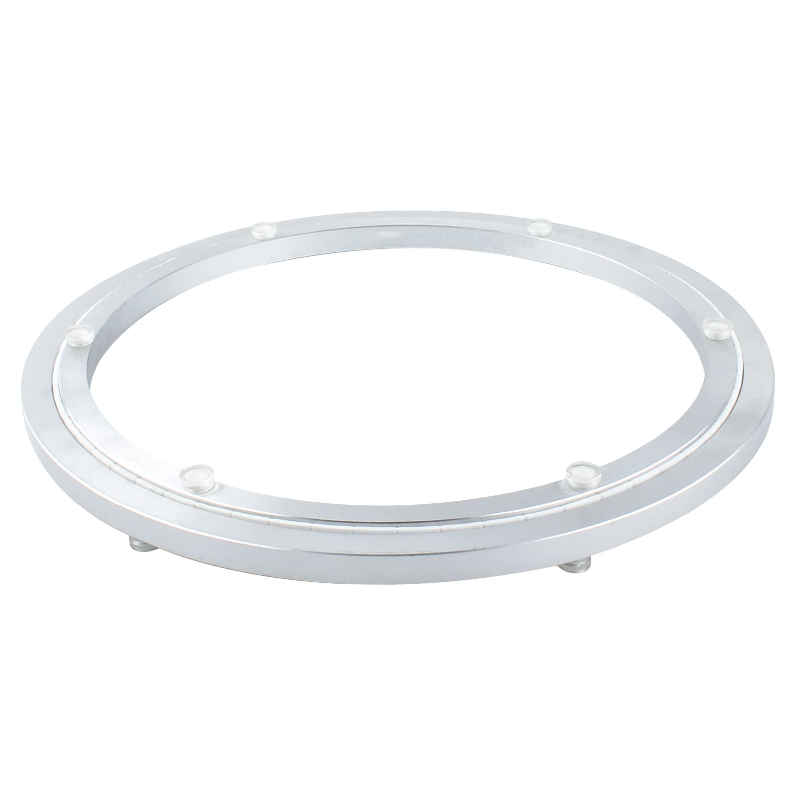 TamBee front view of 14 inch lazy susan bearing showing full ring and silent design benefit