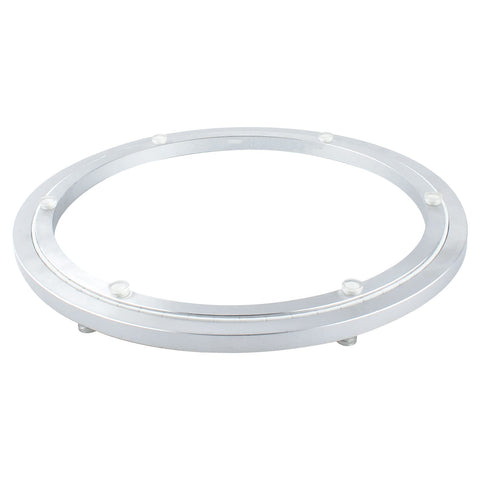 TamBee front view of 14 inch lazy susan bearing showing full ring and silent design benefit
