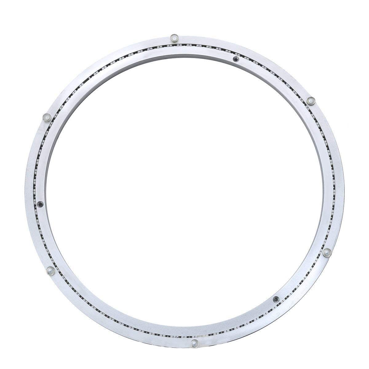 TamBee front view of 18 inch lazy susan bearing showing slim profile and strength