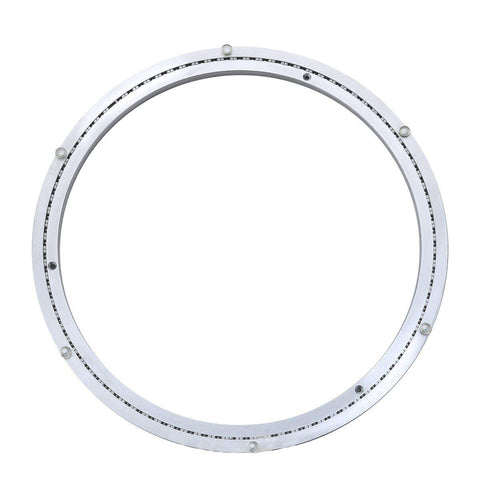 TamBee front view of 18 inch lazy susan bearing showing slim profile and strength