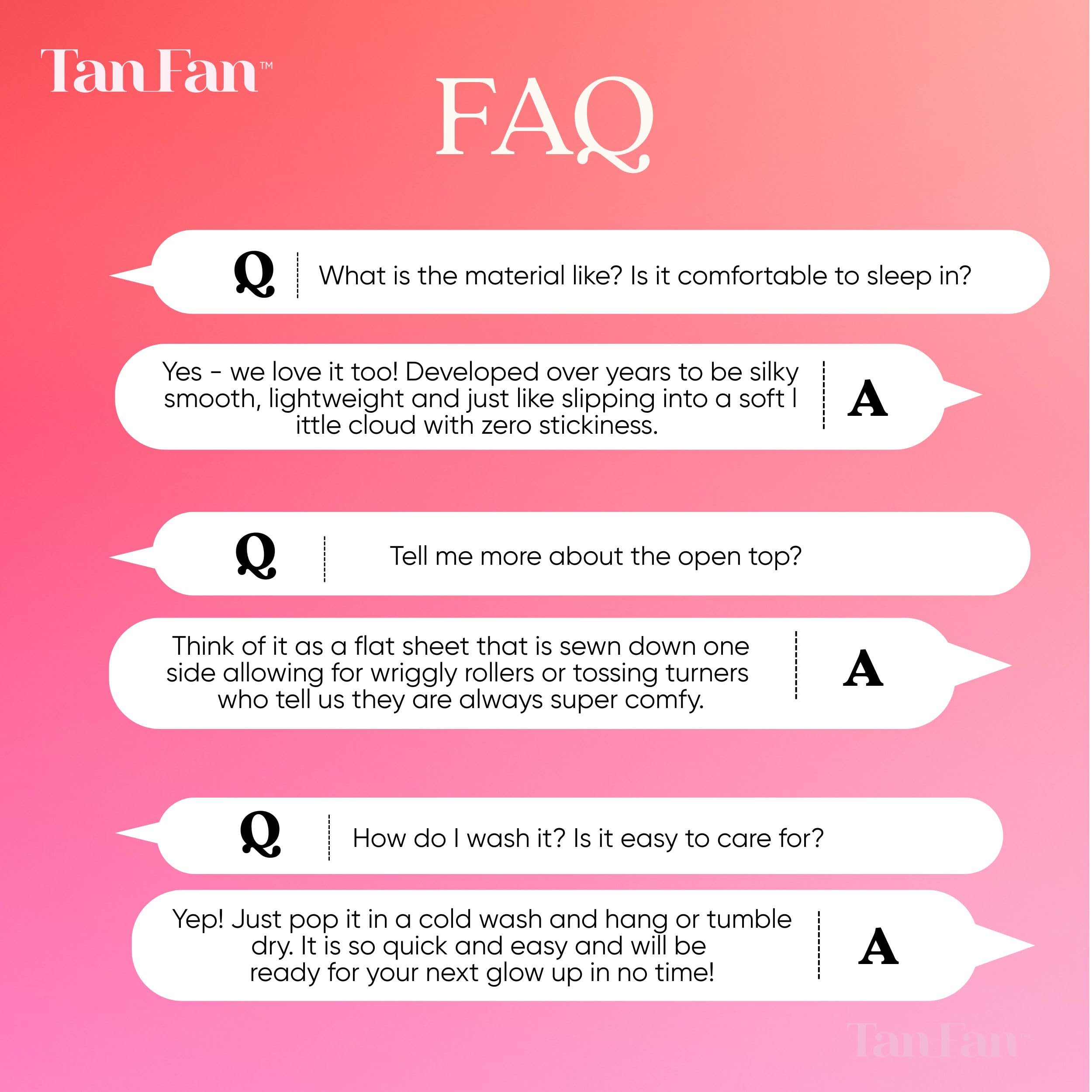 Tan Fan reusable travel bag packed for easy transport and protection