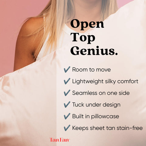 Tan Fan thicker underlay close-up protecting sheets from stains