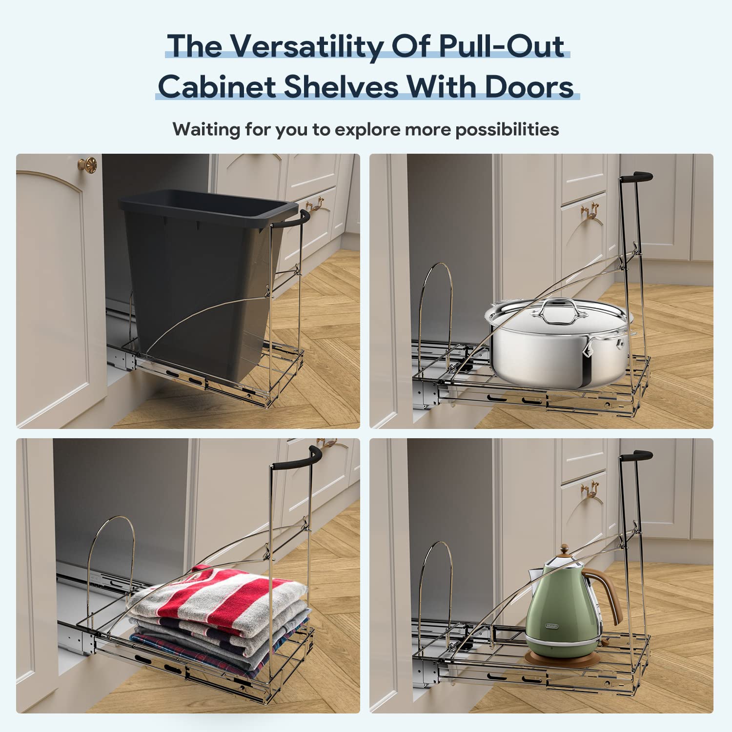 Tanamu paired with a 10 gal trash can in use for easy access