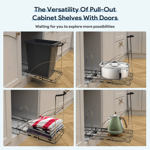 Tanamu paired with a 10 gal trash can in use for easy access