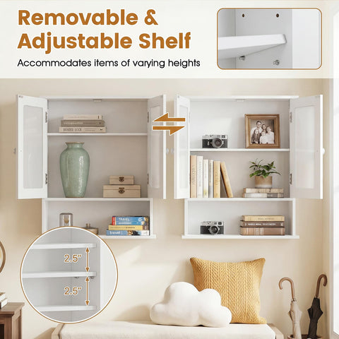 Tangkula open shelf filled with daily items for quick access