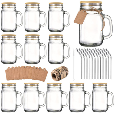 TANGLONG front packaging showing 12 mason jars and accessories, ready to use