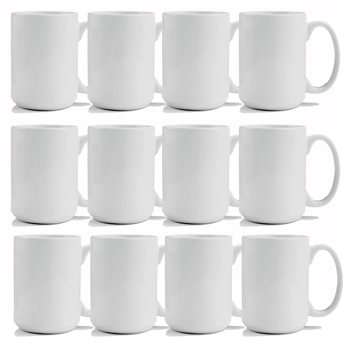TANGLONG front view of 15 oz mug pack showing clean coating and bulk value
