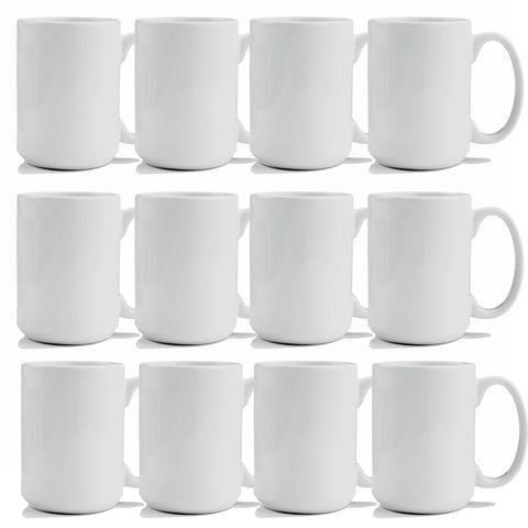 TANGLONG front view of 15 oz mug pack showing clean coating and bulk value