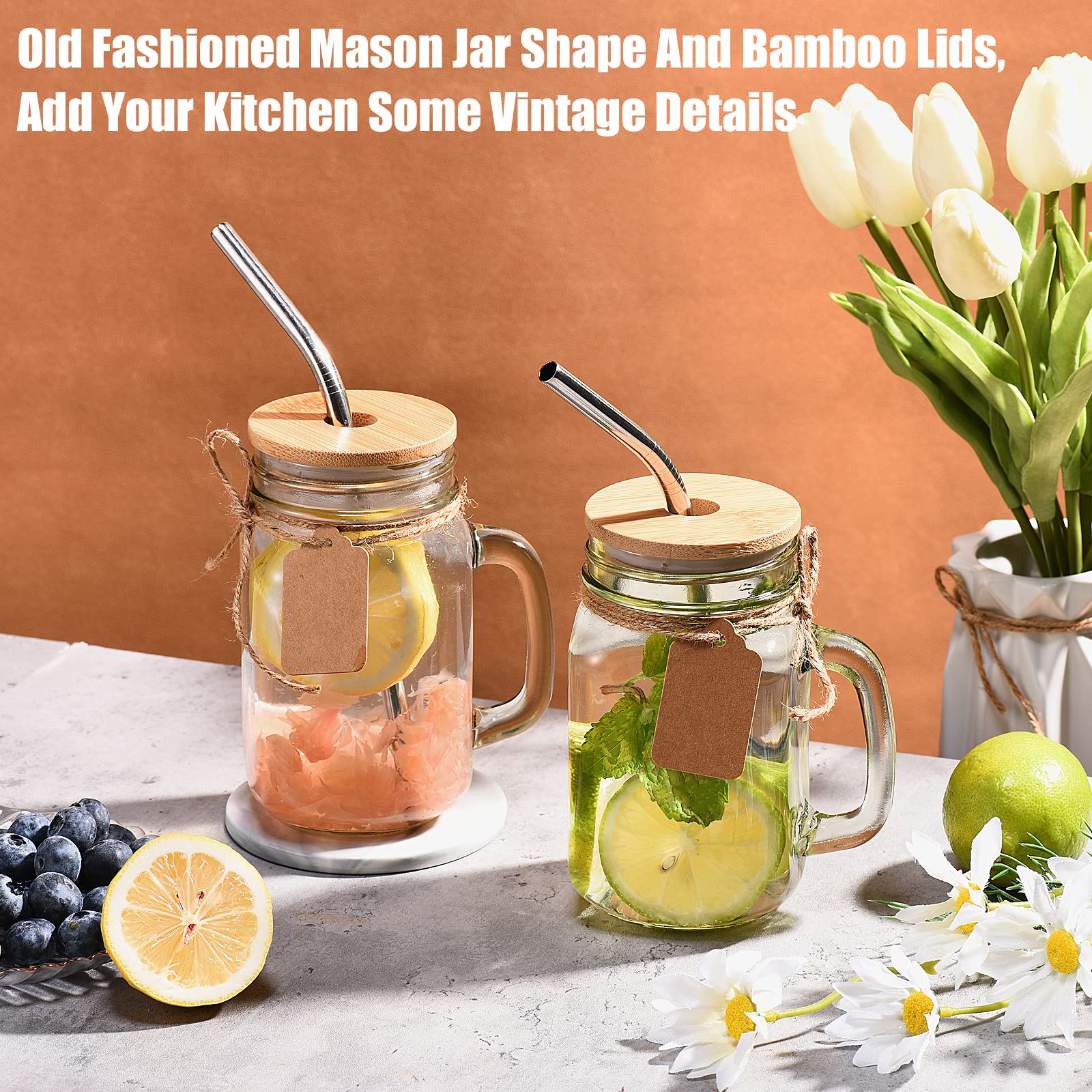 TANGLONG jar handle and glass texture for comfortable grip and clarity