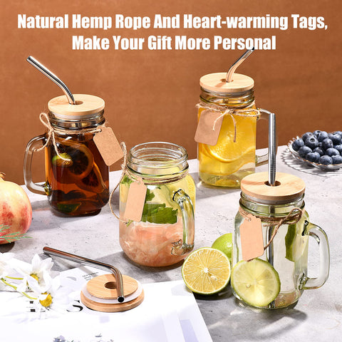 TANGLONG mason jar filled with lemonade in use, clear beverage display