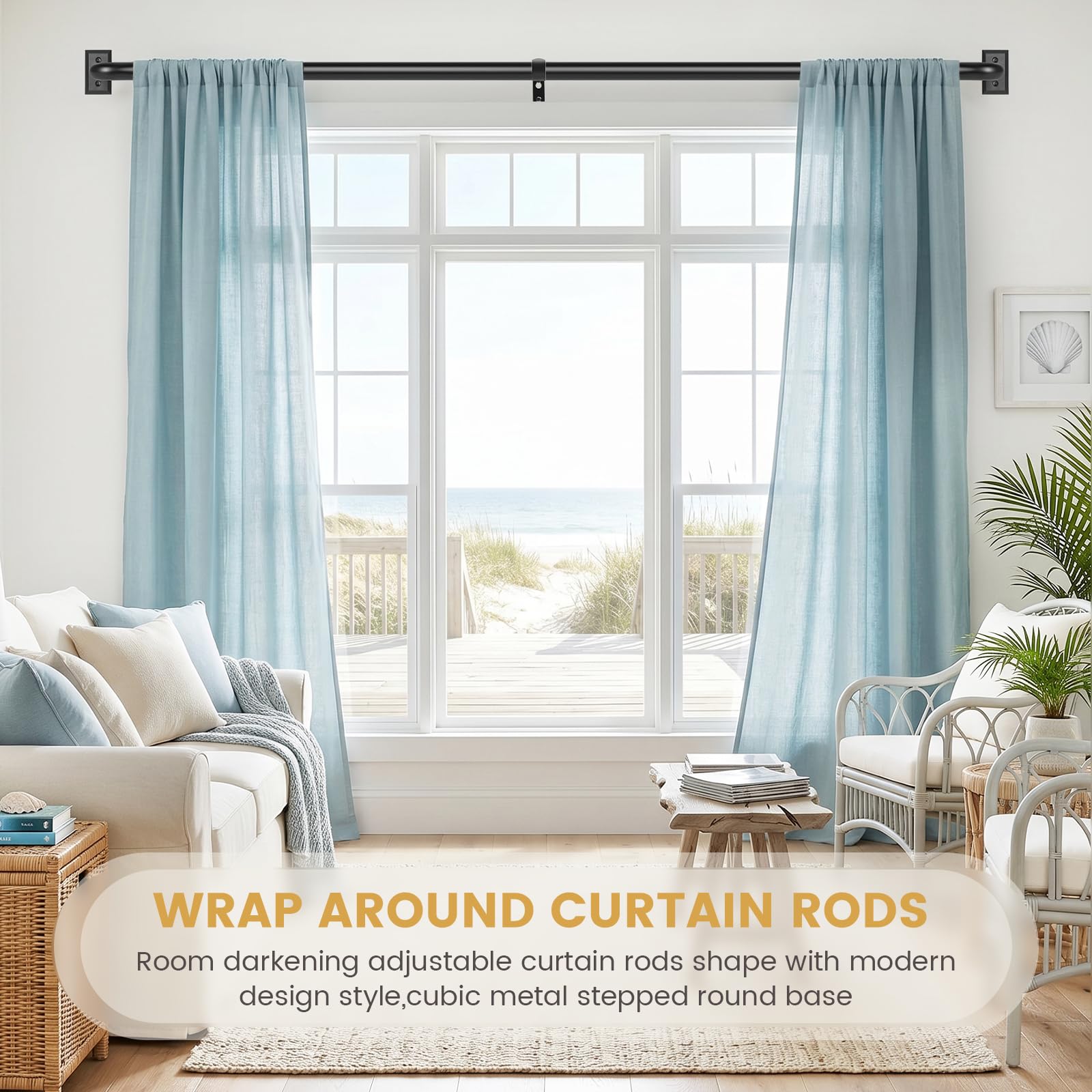 TANGWIN size comparison beside window showing adjustable fit benefit