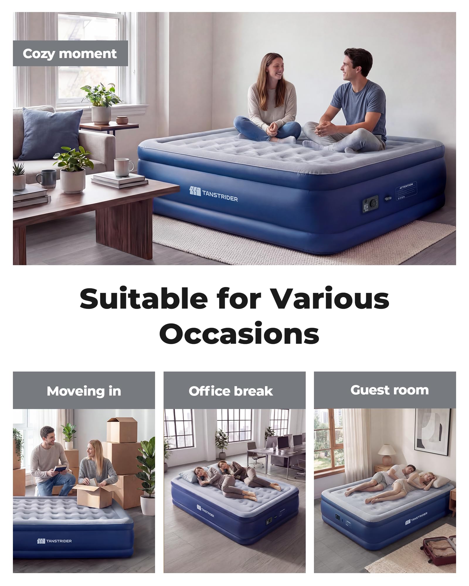 TANSTRIDER set up outdoors for camping convenience and comfort